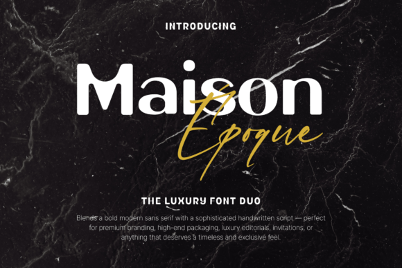 Maison Époque Duo: A Designer’s Take on This Premium Typeface